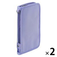myfa（ミファ）デコレーションポーチ ライラックパープル 1セット（2個） LIHIT LAB.（リヒトラブ）