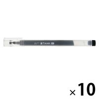 大容量ゲルペン TANK（タンク）ブラック S4541936 10本 サンスター文具