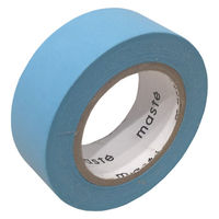 マークス 水性ペンで書ける マスキングテープ 15mm マステ 小巻 ブルー MSTFA04-BL