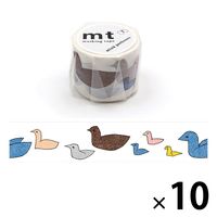 カモ井加工紙 マスキングテープ mt ミナペルホネン follow 鳥 幅35mm MTMINA43 10巻