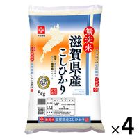 滋賀県産 コシヒカリ 20kg(5kg×4袋) 無洗米 令和5年産 米 お米 こしひかり