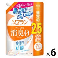 ソフラン プレミアム消臭 アロマソープの香り 詰め替え 特大 950mL 1箱（6個入） 柔軟剤 ライオン