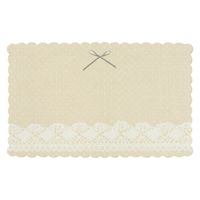 包む メッセージミニカード ナチュラルレース TC098 1セット(2個)