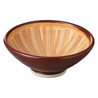 みやび街道 すり鉢 茶すり鉢浅口(大) [ 6個入 ] mkd-09069773（直送品）