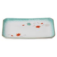 みやび街道　焼物皿 ひすい吹き吉祥　四ツ切７．０焼物皿  [ 1個入 ]　mkd-59806481　[ 1個入 ]（直送品）