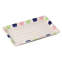 みやび街道　焼物皿 めるへん長角焼物皿 [ 2個入 ]　mkd-64470221　[ 2個入 ]（直送品）