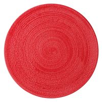 みやび街道　洋食器中皿 Ｓｔｅｌｌａ（ステラ）　赤刷毛１６cmフラットプレート  [ 2個入 ]　mkd-67503574　[ 2個入 ]（直送品）