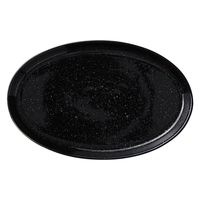 みやび街道　洋食器楕円皿 プラット　３０cmプラター　黒御影  [ 2個入 ]　mkd-70330573　[ 2個入 ]（直送品）