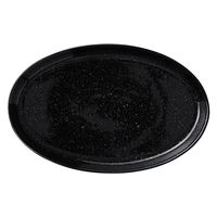 みやび街道　洋食器楕円皿 プラット　２６cmプラター　黒御影  [ 2個入 ]　mkd-70331573　[ 2個入 ]（直送品）