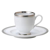 みやび街道　碗皿 シルバーリッチ　コーヒー碗皿  [ 1個入 ]　mkd-73453601　[ 1個入 ]（直送品）