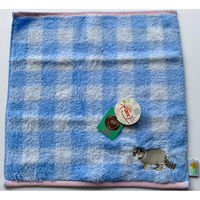 【ふわふわのやわらかパイル使用】日繊商工 「マヌルネコ」モチーフのウォッシュタオル HZ6517 1箱（10枚入）（直送品）