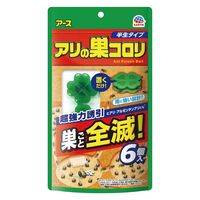 アリの巣コロリ 半生タイプ 6個入 蟻対策 駆除剤 置き型 毒餌剤 2個 アース製薬