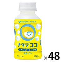 伊藤園 チチヤス ナタデココ レモンヨーグルト味 280g 1セット（48本）