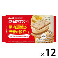 クリーム玄米ブランプラス ごま&塩バター 12袋 アサヒグループ食品株式会社