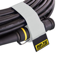 RIP-TIE(リップタイ) オプティカルラップ 38mm×550mm 10本入 白 OP-22-010-W 1袋(10本)（直送品）