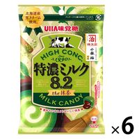 特濃ミルク8.2 the 抹茶 6袋 UHA味覚糖 飴 キャンディ