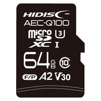 磁気研究所 AEC-Q100対応 車載用途V30 U3 microSDXCカード 64GB HDAMMSD064GTL 1個（直送品）