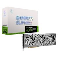 GeForce RTX 4070 SUPER搭載グラフィックカード 4070SUPER 12G GAMINGX SLIM WHITE 1個（直送品）