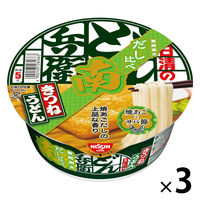 日清食品 日清のどん兵衛 きつねうどん だし比べ南 1セット（3個）