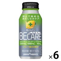 キレートレモンBECARE190mlボトル缶 6本 ポッカサッポロ