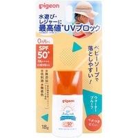 ピジョン ピジョンUVベビーミルク ウォータープルーフ SPF50+ PA++++18g 1031950 1個(18g入)×6セット（直送品）