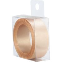 包む カットサテンリボン 18mm幅×3m巻 ゴールド T-5956-GO 1個