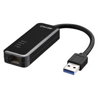 バッファロー 有線LANアダプター USB-A Giga対応 USB3.2（Gen1） ブラック LUA5-U3-AGTE-BK