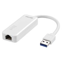 バッファロー 有線LANアダプター USB-A Giga対応 USB3.2（Gen1） ホワイト LUA5-U3-AGTE-WH