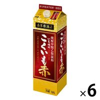 サッポロ　こくいも　赤　1.8L　25度  1箱（6本）焼酎