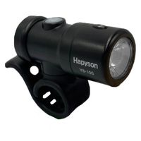 充電式 LEDライト 自転車ハンドル用 防水保護等級 IPX5 ブラック Hapyson（ハピソン） YB-100-K 1個