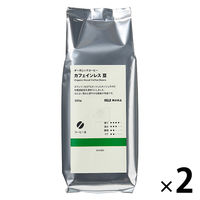 【コーヒー豆】無印良品 オーガニックコーヒー カフェインレス 豆 200g 1セット（2袋） 良品計画
