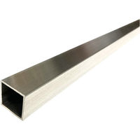 ステンレス角パイプ 46×46×1.5t×1500mm HL(ヘアライン) susp-46x46-1500hl 1本（直送品）