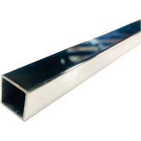 ステンレス角パイプ 46×46×1.5t×1000mm #400 susp-46x46-1000mr 1本（直送品）