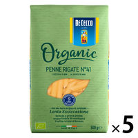 ディチェコ No.41 ペンネリガーテ オーガニック 有機栽培マカロニ 1セット（5個）日清製粉ウェルナ パスタ イタリア
