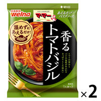 マ・マー あえるだけパスタソース 香るトマトバジル（1人前×2）1セット（2個）日清製粉ウェルナ