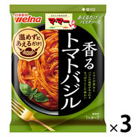 マ・マー あえるだけパスタソース 香るトマトバジル（1人前×2）1セット（3個）日清製粉ウェルナ