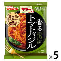 マ・マー あえるだけパスタソース 香るトマトバジル（1人前×2）1セット（5個）日清製粉ウェルナ