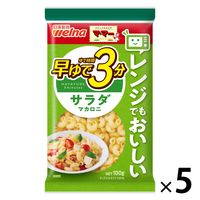 マ・マー 早ゆで3分 サラダマカロニ 100g 1セット（5個）日清製粉ウェルナ