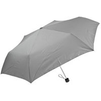 アテイン 55cm 折りたたみ傘 無地 強風対応 グレー 5259GY 3本（直送品）