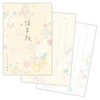 日本ホールマーク 葉書箋 淡色紋 831790 1セット(6冊)（直送品）