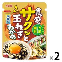 丸美屋 食感サクッと玉ねぎわかめ 旨塩味 25g 1セット（2個）ふりかけ