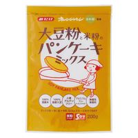 大豆粉と米粉のパンケーキミックス 200g 国産米・国産大豆100使用 1個 みたけ食品工業 米粉パウダー グルテンフリー