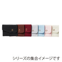 原口 346 スエードポーチ グレー 007321444 1セット(10個入×1束 合計10個)（直送品）