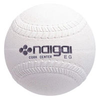 NAIGAI(ナイガイ) ソフトボール 検定球 2号 コルク芯 S2C 1セット（6球）（直送品）
