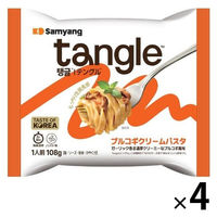 三養ジャパン TANGLE テングル プルゴギクリームパスタ 袋麺 1セット（4食）