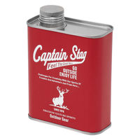 キャプテンスタッグ パラフィンオイル用ブリキ缶400 レッド UM-1638　1個（直送品）
