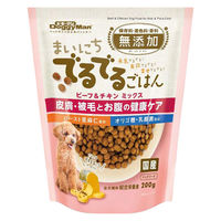 まいにちでるでるごはん 皮膚・被毛とお腹の健康ケア ビーフ&チキンミックス 200g 1袋 ドギーマン ドッグフード