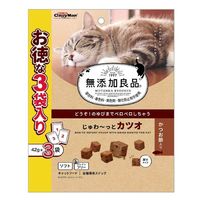 無添加良品 じゅわ～っとカツオ かつお節入り（42g×3袋入）1袋 ドギーマン 猫用 おやつ