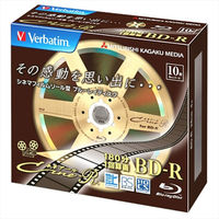 Verbatim Japan 録画用25GB ブルーレイディスク シネマフィルムリールモチーフ VBR130YC10V1 1パック（直送品）