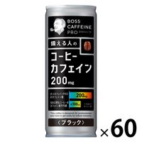 【缶コーヒー】サントリーフーズ ボス カフェイン プロ ブラック 245g 1セット（60缶）